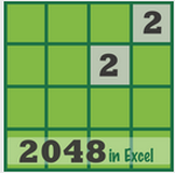 2048 game in Excel