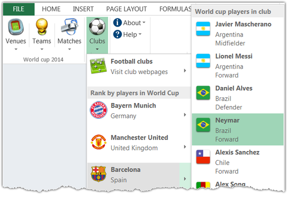 FIFA World cup 2014 free prediction template in Excel