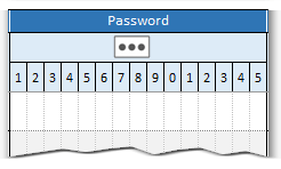 Printable password manager log template detail