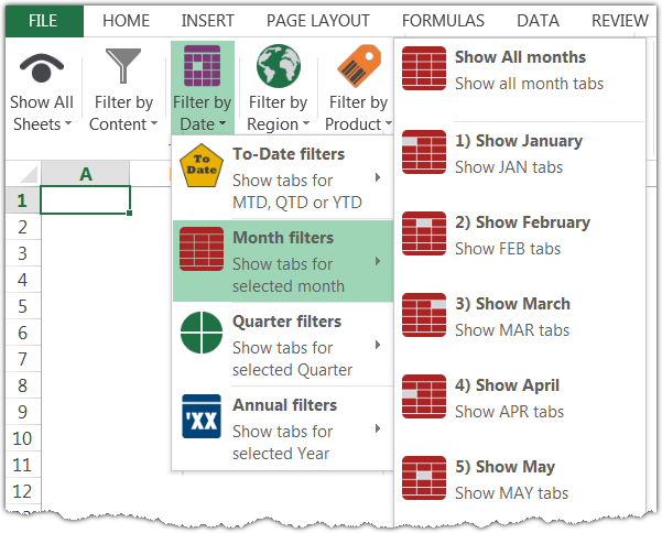 Add filter in hotsell excel