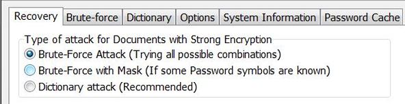 Crack password dialog