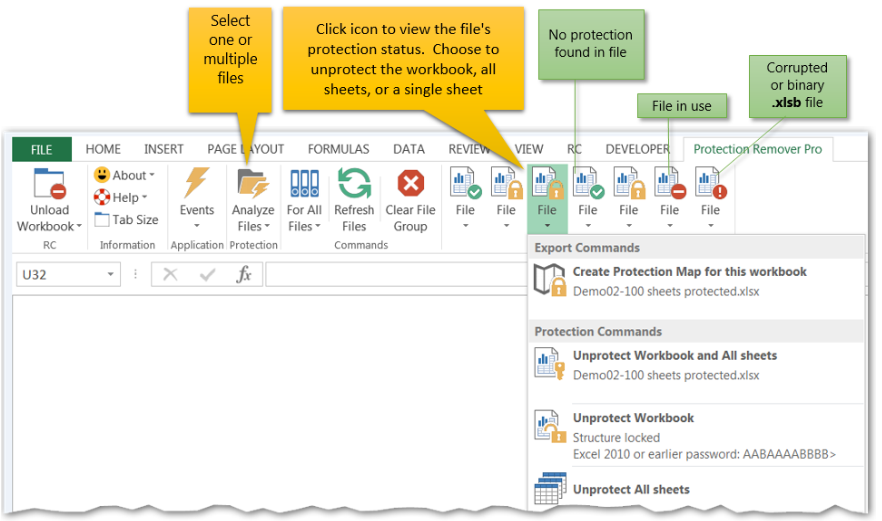 break password excel workbook