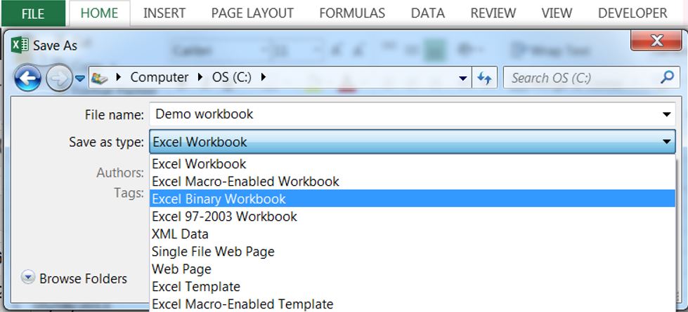 Xlsx Or Xlsb Why To Save A Workbook In Binary Format