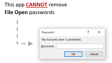 excel remove password from macro
