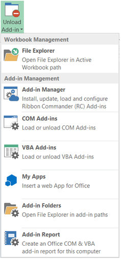 Add-in management