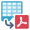 Export to PDF icon