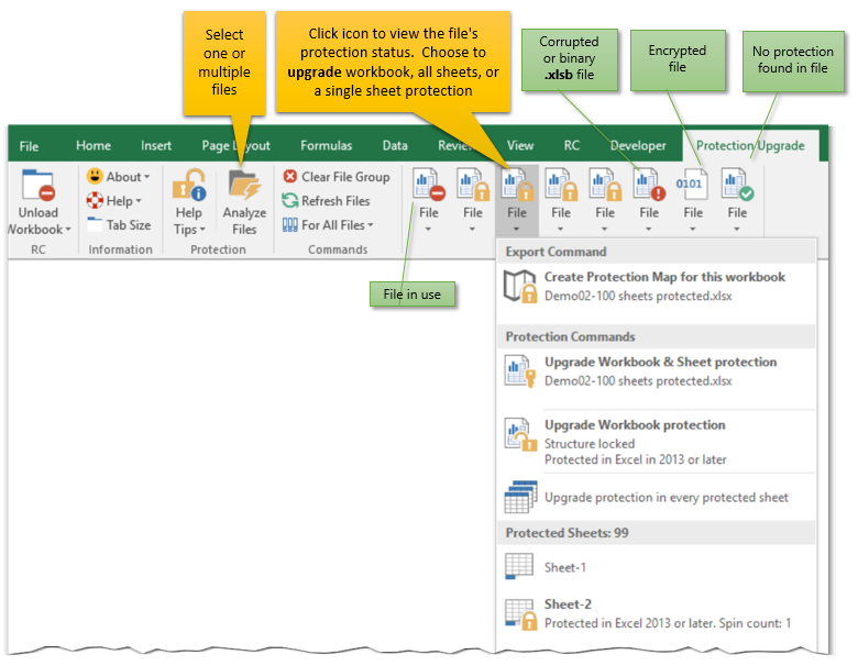 Upgrade Excel