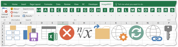 Office Excel Ribbon Imagemso Icons Gallery Page 01